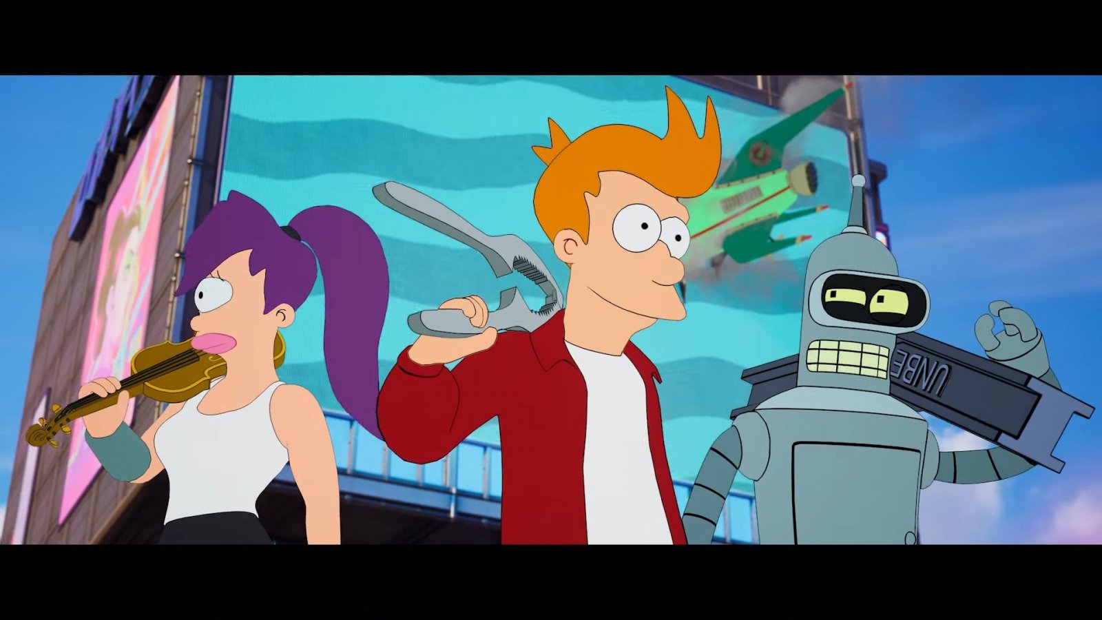 Fortnite x Futurama: con l'update 25.20 arriva la celebre serie TV di Disney+