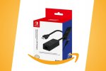 Offerte Amazon: adattatore Lan Hori per Switch con licenza ufficiale al prezzo minimo storico - Notizia