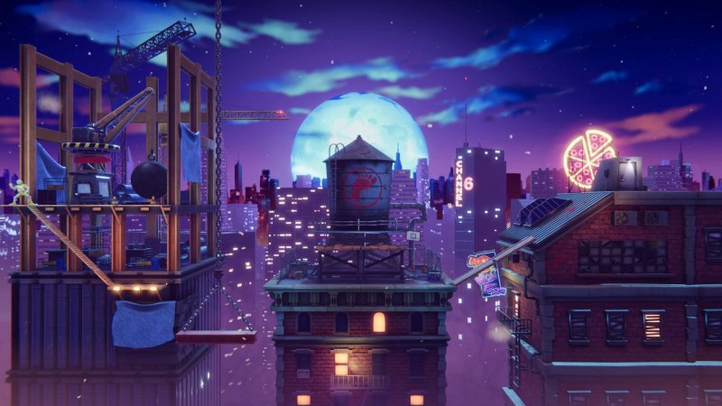 Uno degli scenari di Nickelodeon All-Star Brawl 2