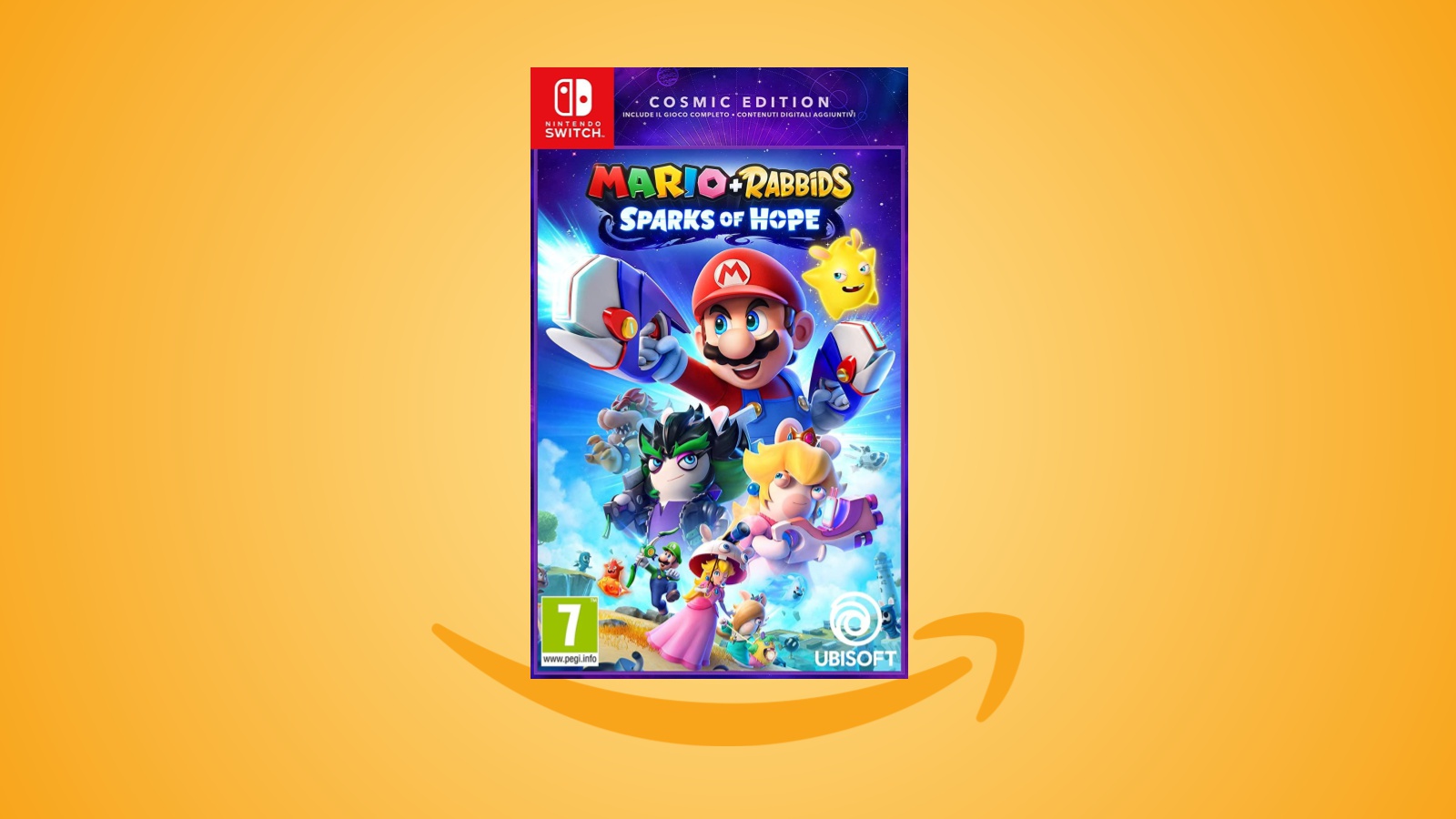 Offerte Amazon: Mario + Rabbids Sparks Of Hope Cosmic Edition è in sconto al prezzo minimo