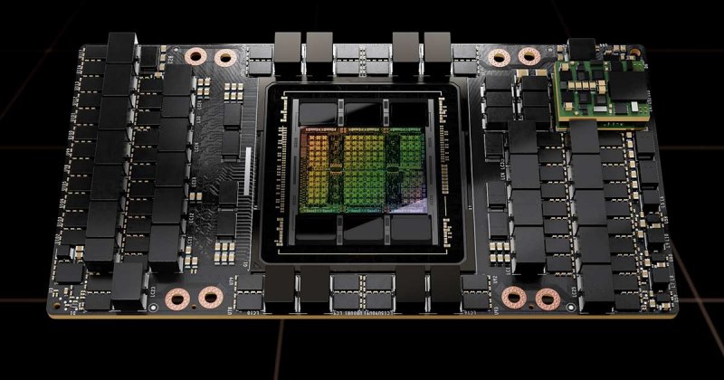 La GPU NVIDIA H100 assieme alla A100 stanno trainando le vendite; tanto richieste da non riuscire a soddisfarle