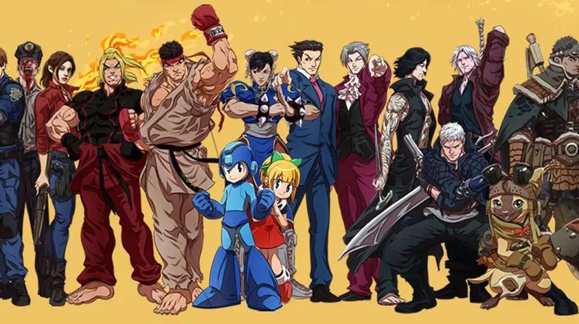 Vari personaggi Capcom insieme