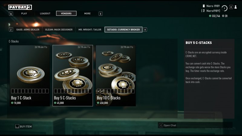 Dopo una ventina di C-Stack riscattati, prenderne altri potrebbe costare anche mezzo milione di dollari.