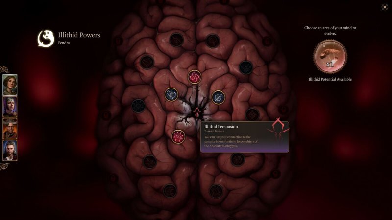 L'albero delle abilità Illithid