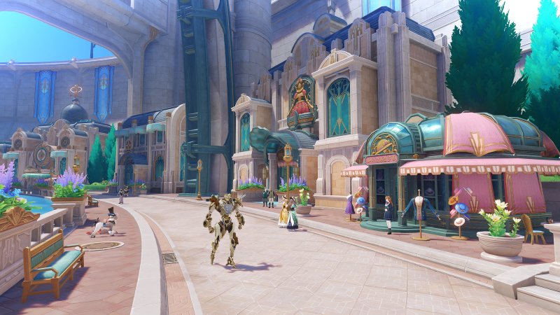 Fontaine, uno scorcio della città