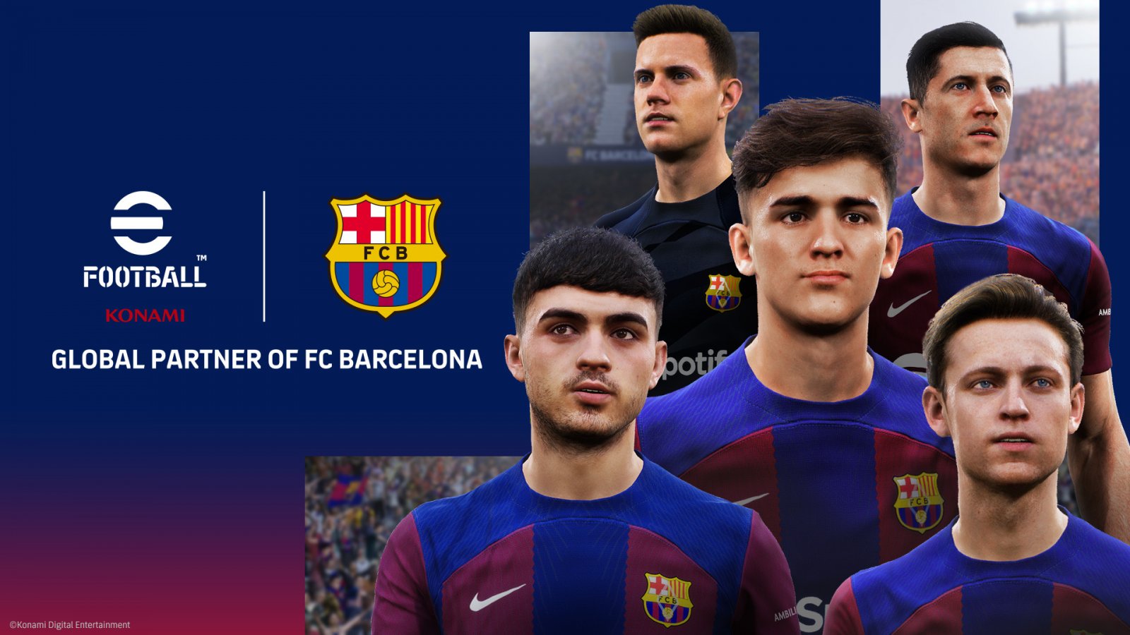 eFootball: Konami rinnova l'accordo con l'FC Barcelona e festeggia con tre carte Dream Team