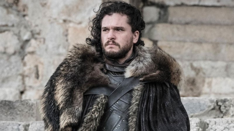 Kit Harrington nel ruolo di Jon Snow
