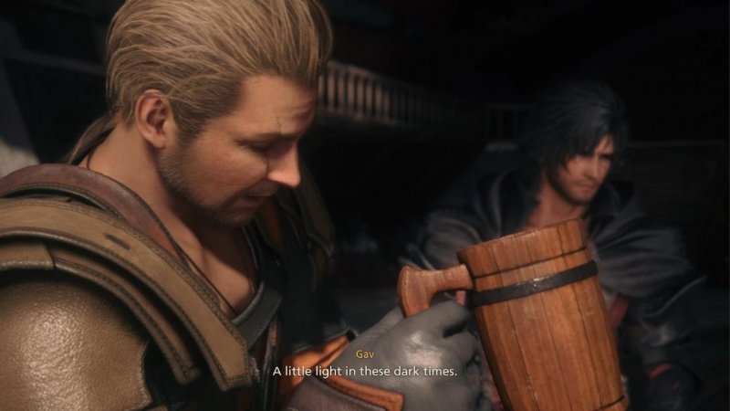 Gav e Clive in una delle scene più belle del gioco