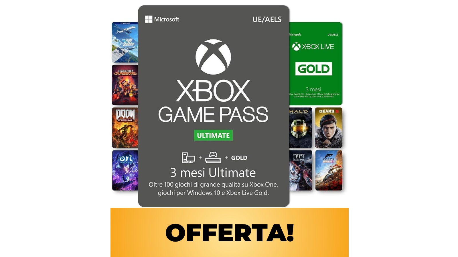 Xbox Game Pass Ultimate in sconto con l'offerta , prima dell