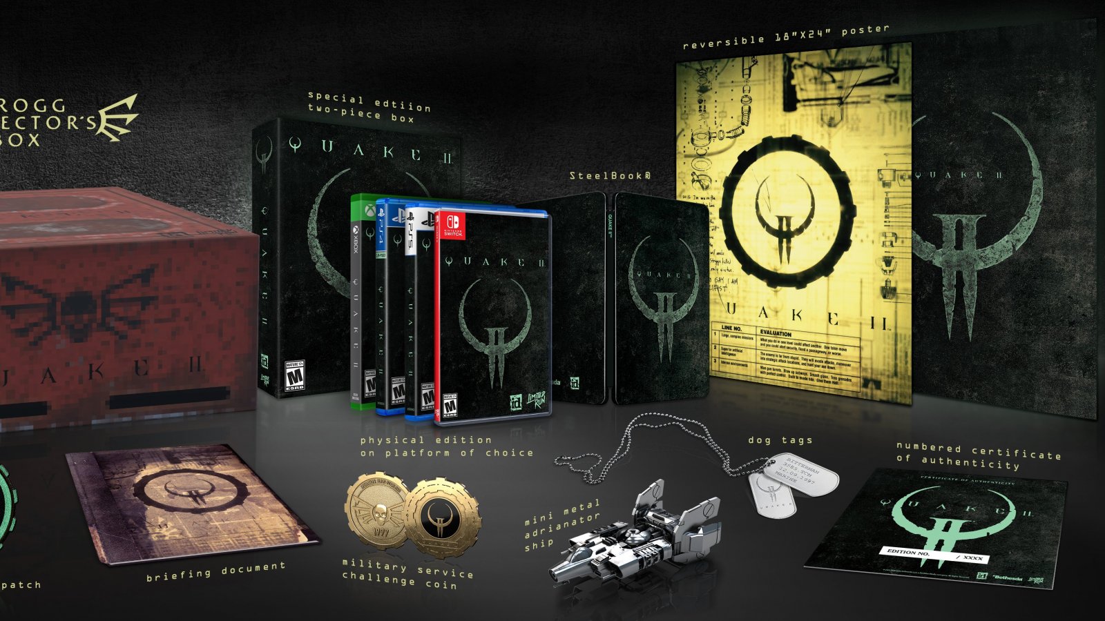 Quake 2: annunciate le edizioni fisiche della remaster, inclusa la Collector's Edition