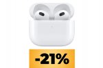 Apple AirPods (3ª gen) con custodia di ricarica Lightning in offerta Amazon: vediamo il prezzo - Notizia
