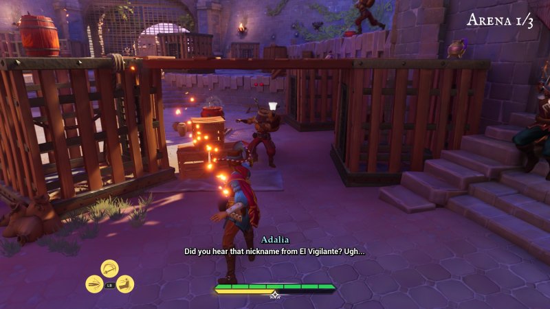 Un secchio in testa è un ottimo modo per bloccare un nemico per qualche tempo mentre ci concentriamo su altri avversari in En Garde!