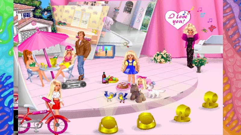 Dall'immagine potrà anche sembrare tutto grottesco, ma Barbie Storymaker era un editor dalle ottime potenzialità