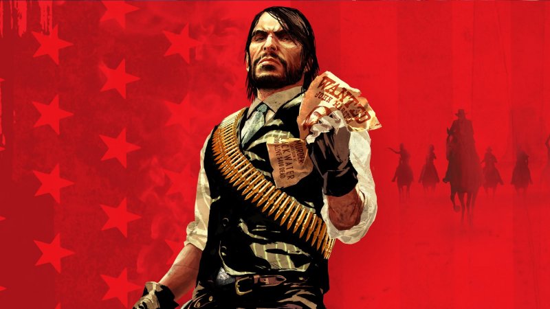 Red Dead Redemption, John Marston stringe in mano i soldi della riedizione. Ah, no, è una locandina. Red Dead Redemption, John Marston stringe in mano i soldi della riedizione. Ah, no, è una locandina.