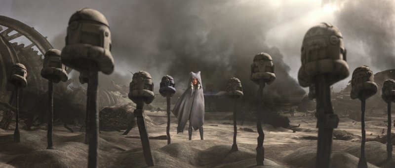 Ahsoka nel finale di The Clone Wars, in una delle scene più belle di tutto Star Wars
