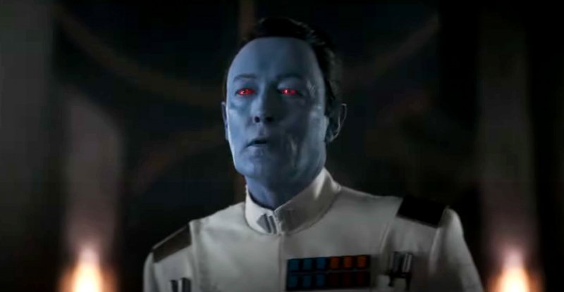 Il Grand'ammiraglio Thrawn nell'ultimo trailer di Ahsoka