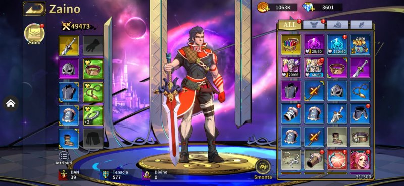 Myth: Gods of Asgard, la gestione dell'inventario