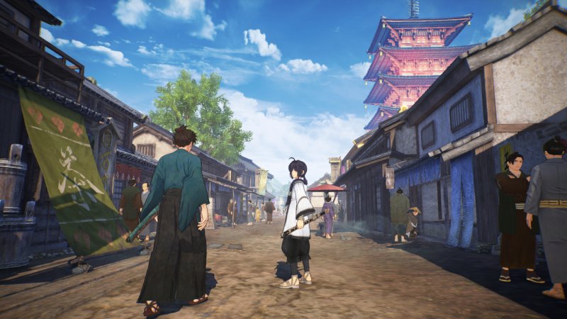 Non avrà un cel shading particolarmente d'impatto, ma visivamente Fate/Samurai è chiaro e vivace Non avrà un cel shading particolarmente d'impatto, ma visivamente Fate/Samurai è chiaro e vivace