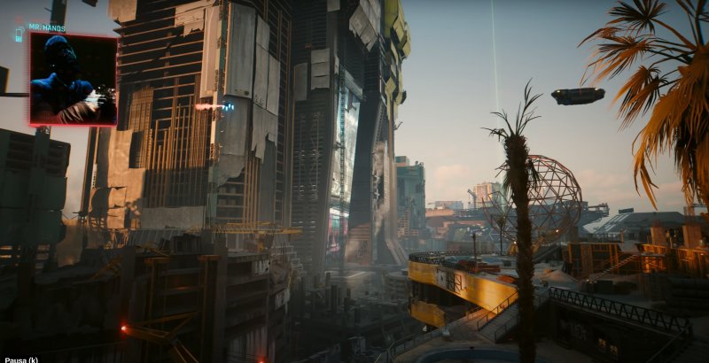 Cyberpunk 2077: Phantom Liberty, una scena del gioco