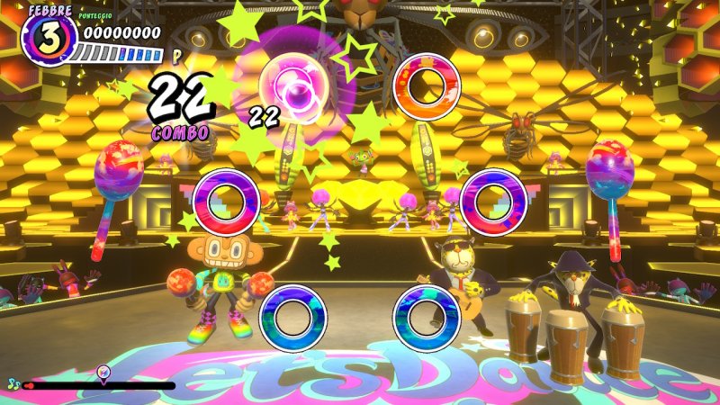 Samba de Amigo : Party Central et ses graphiques colorés