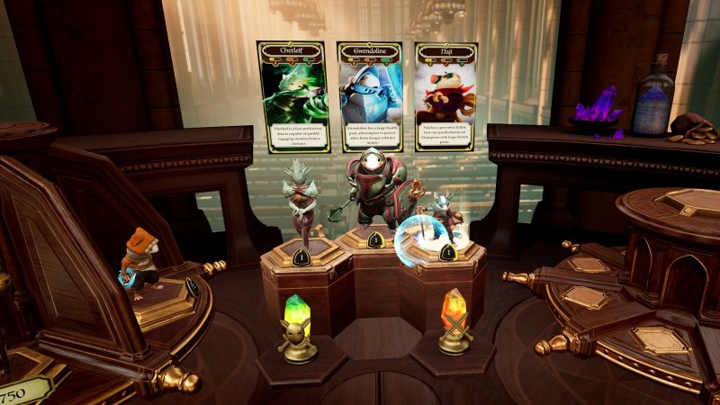 Ogni giocatore comporrà la sua squadra con tre Campioni