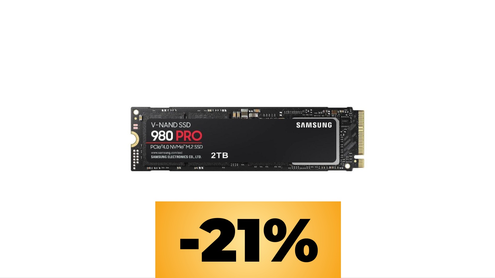 SSD Samsung 980 PRO da 2 TB per PC e PS5 è al minimo storico per Amazon Italia