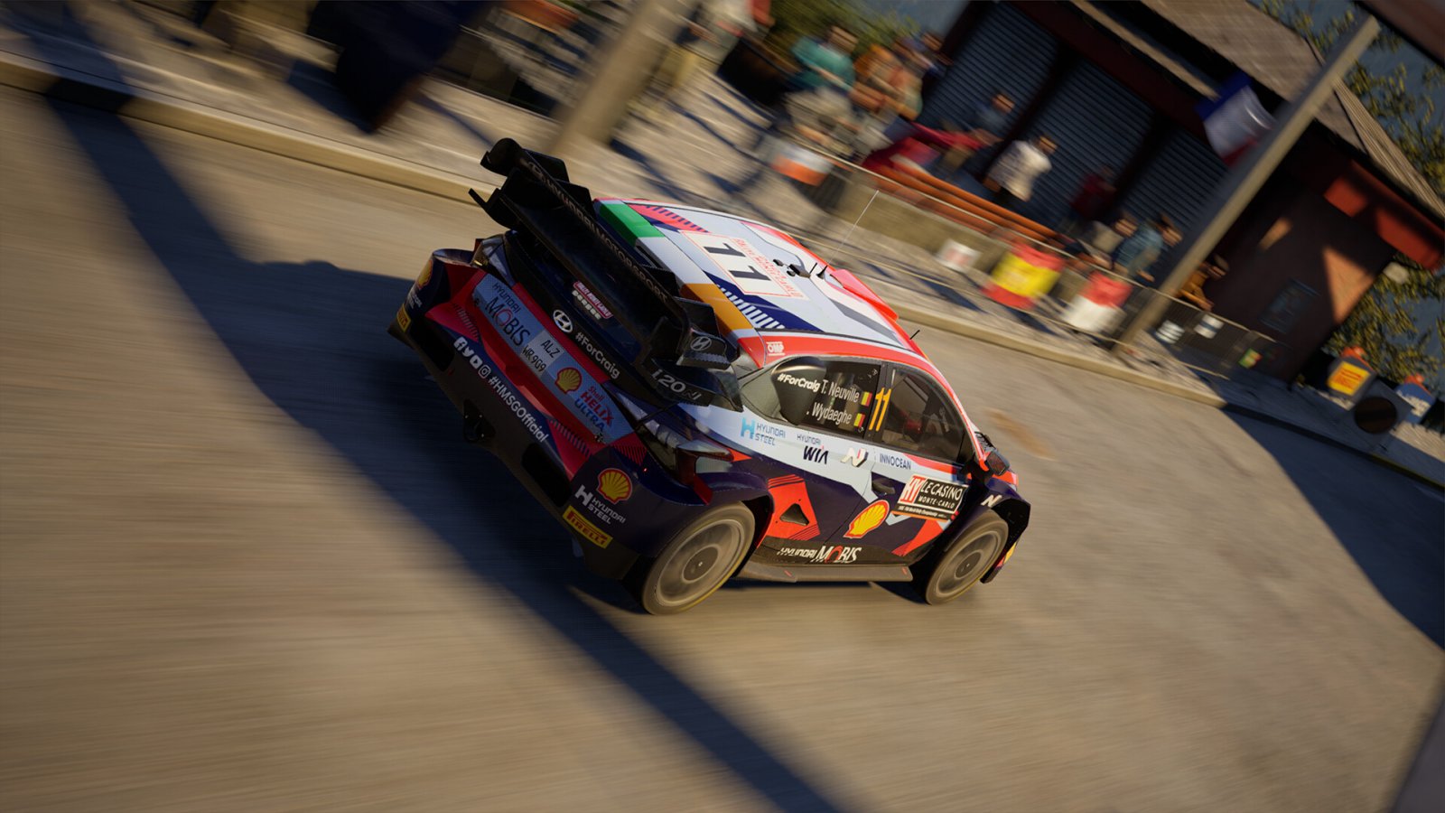 Un'auto di EA Sports WRC