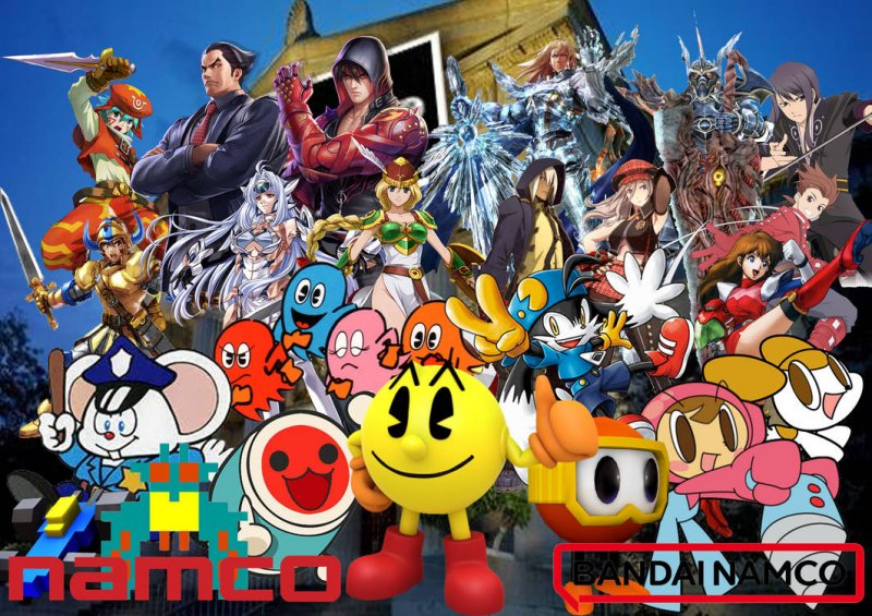 Bandai Namco, un'immagine con varie IP insieme