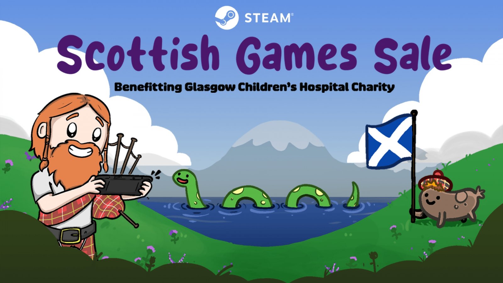 Steam: al via i saldi sui giochi scozzesi, i ricavi andranno in beneficenza