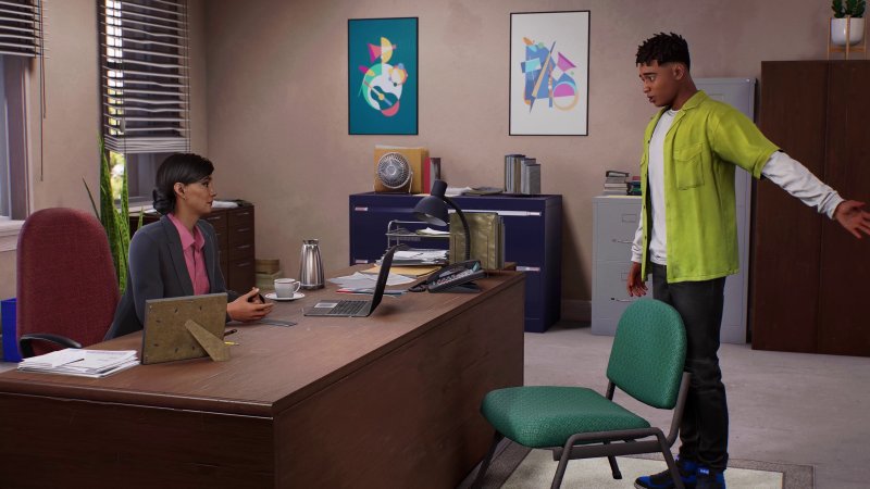 La storia non trascura nessun personaggio, inclusa la madre di Miles La storia non trascura nessun personaggio, inclusa la madre di Miles