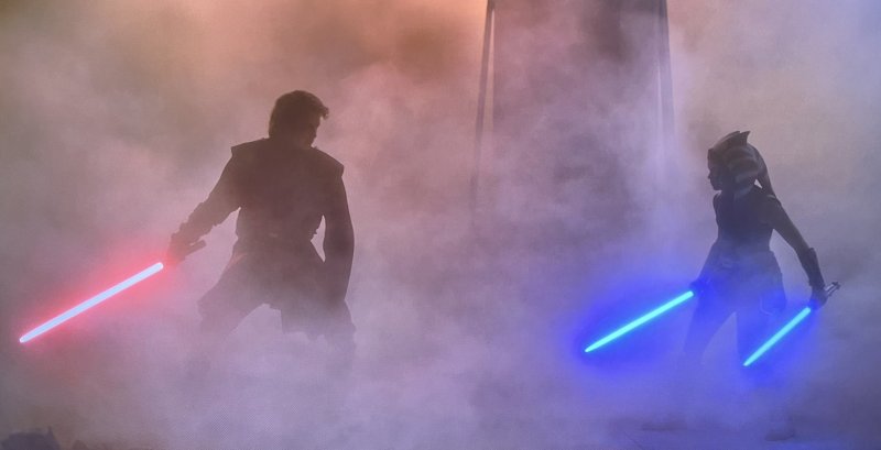 Una scena di Ahsoka nel passato Una scena di Ahsoka nel passato