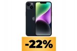 Apple iPhone 14 da 128 GB in sconto al prezzo minimo storico tramite Amazon Italia - Notizia