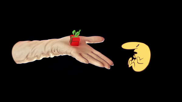 L'offerta di un regalo al protagonista da parte di un paio di mani misteriose è l'episodio che segna l'inizio delle peripezie di The Many Pieces of Mr. Coo L'offerta di un regalo al protagonista da parte di un paio di mani misteriose è l'episodio che segna l'inizio delle peripezie di The Many Pieces of Mr. Coo