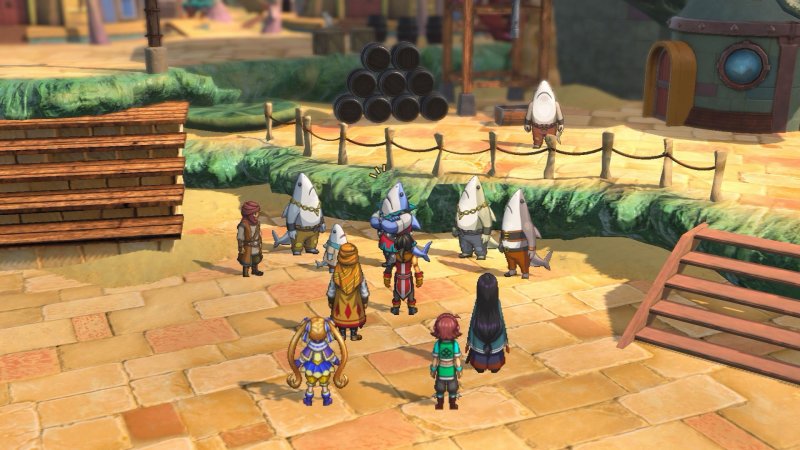 Eiyuden Chronicle: Hundred Heroes, anche lo stile grafico richiama la tradizione di Suikoden