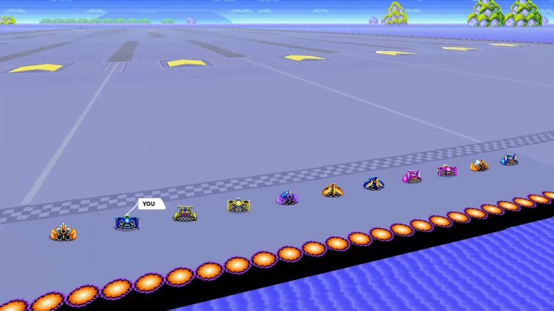 L'idea di utilizzare il sistema di partenza del motocross è a dir poco geniale e premia l'abilità