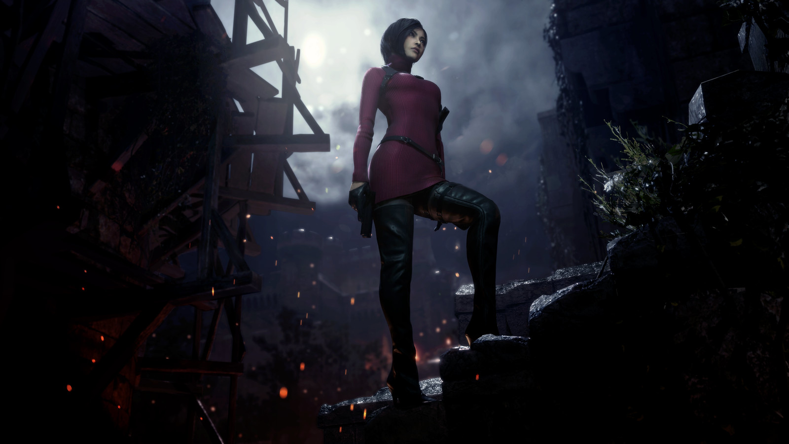 Leslie Nielsen in Resident Evil 4 ruba la scena a Ada Wong e Ashley: il folle video