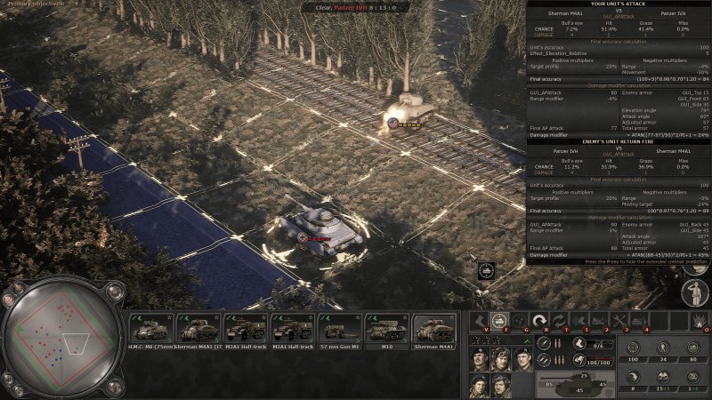 L'interfaccia di Headquarters: World War II è sempre molto leggibile