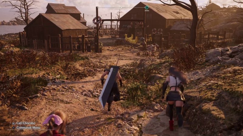 L'area è liberamente esplorabile, ci sono varie attività ed è possibile cavalcare i Chocobo