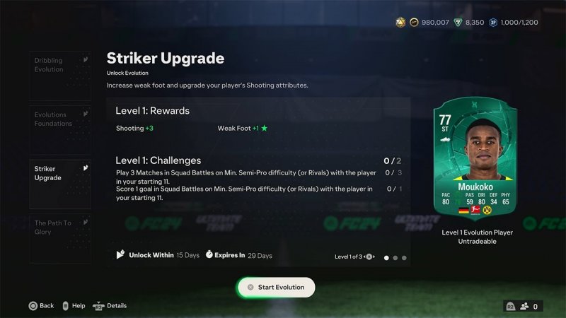 In EA Sports FC 24, ogni Evoluzione ha dei requisiti e delle sfide di gameplay annesse In EA Sports FC 24, ogni Evoluzione ha dei requisiti e delle sfide di gameplay annesse