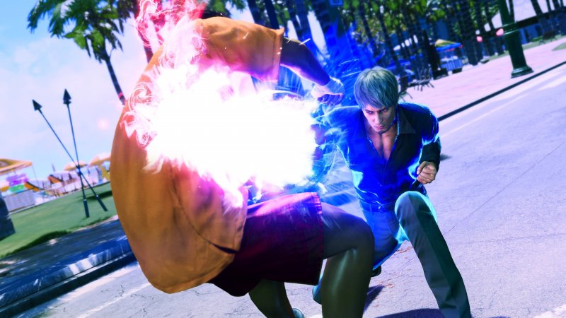Kazuma Kiryu prende a pugni un avversario in Like a Dragon: Infinite Wealth Kazuma Kiryu prende a pugni un avversario in Like a Dragon: Infinite Wealth