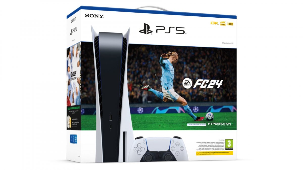 PS5 e EA Sports FC 24: o pacote já está à venda na Itália, economize € 120