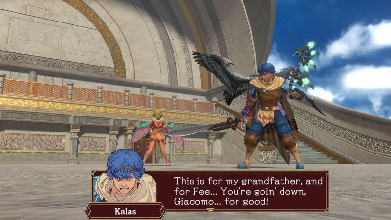 Kalas e Xelha sono i protagonisti principali di Baten Kaitos: Eternal Wings and the Lost Ocean