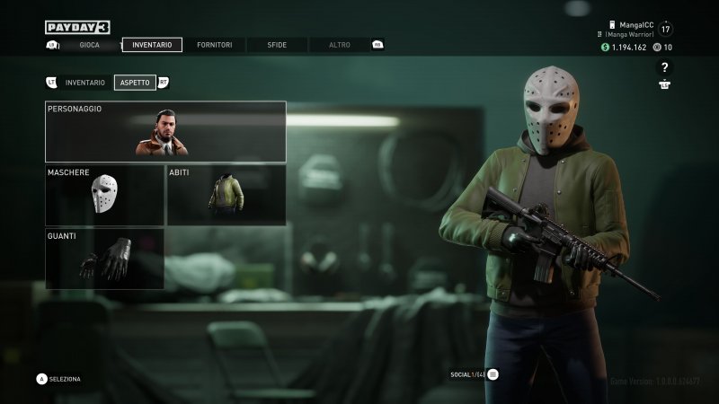 Payday 3, le opzioni per la personalizzazione del nostro malvivente Payday 3, le opzioni per la personalizzazione del nostro malvivente