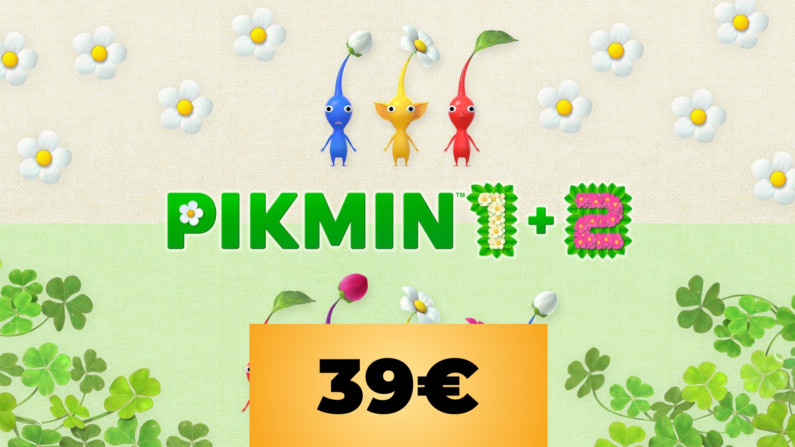 PIKMIN 1+2 per Nintendo Switch è in sconto al prezzo minimo storico tramite Amazon Italia