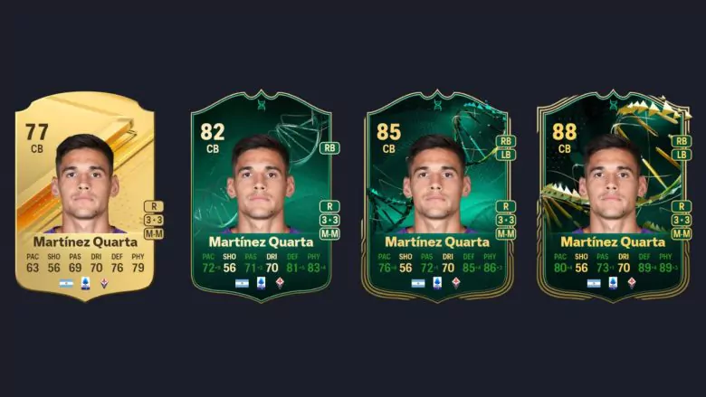 Col passare dei mesi EA Sports introdurrà nuove evoluzioni, che renderanno possibili trasformazioni come questa