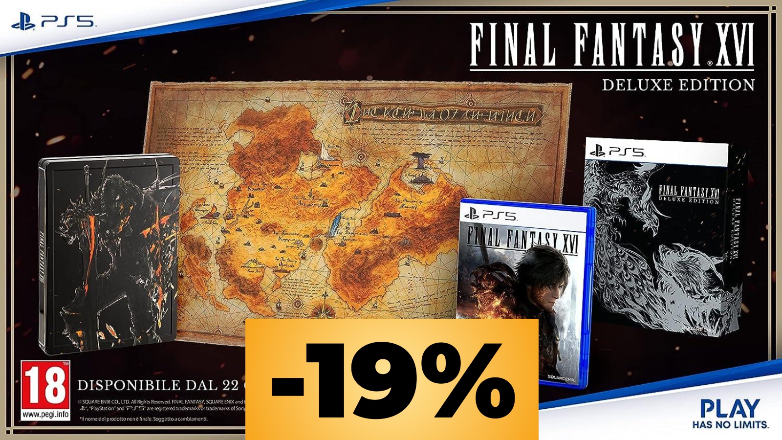 Final Fantasy 16 Deluxe Edition: l'offerta Amazon porta il gioco al prezzo minimo storico