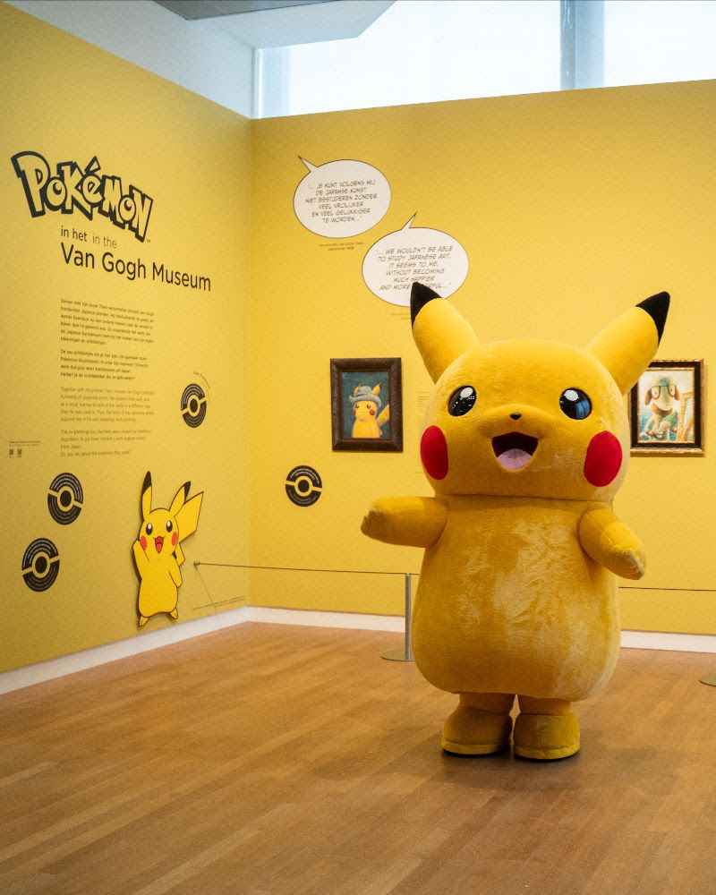 Pokémon e Van Gogh insieme per l'iniziativa Pokémon x Van Gogh Museum 