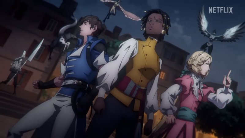 I protagonisti di Castlevania: Nocturne in una scena della serie I protagonisti di Castlevania: Nocturne in una scena della serie