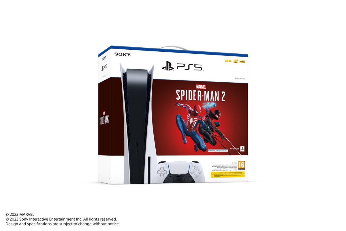 PS5: bundle con Marvel's Spider-Man 2 annunciato ufficialmente con data d'uscita