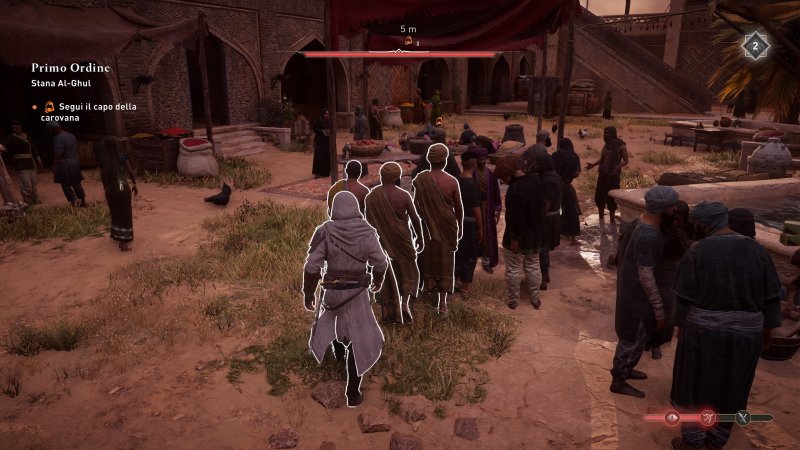 Assassin's Creed Mirage, le camouflage entre les personnes est mal exploité.